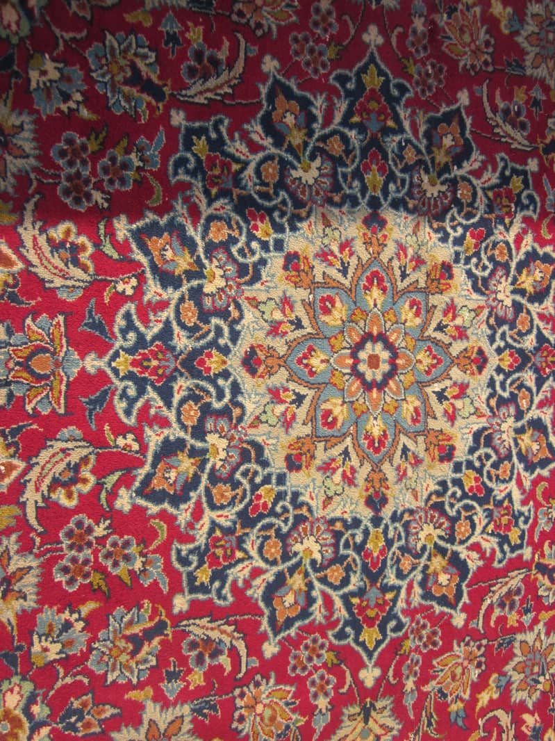 Kashan Design double knotted hand made eoolen carpet 7