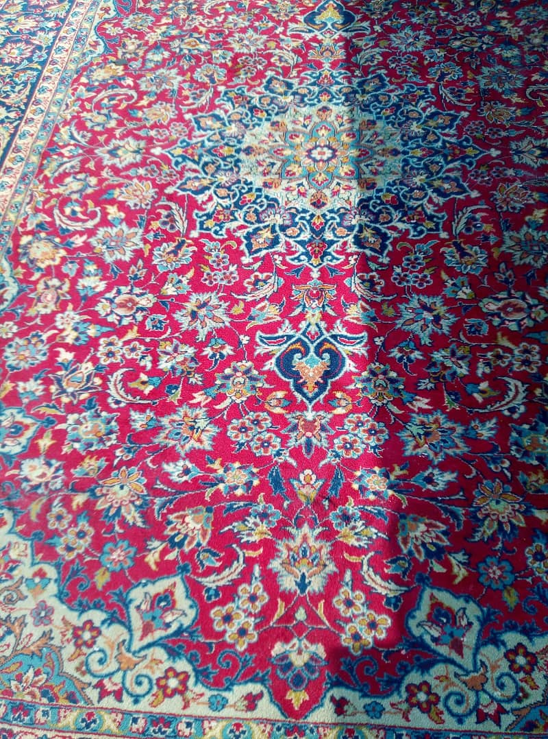 Kashan Design double knotted hand made eoolen carpet 10