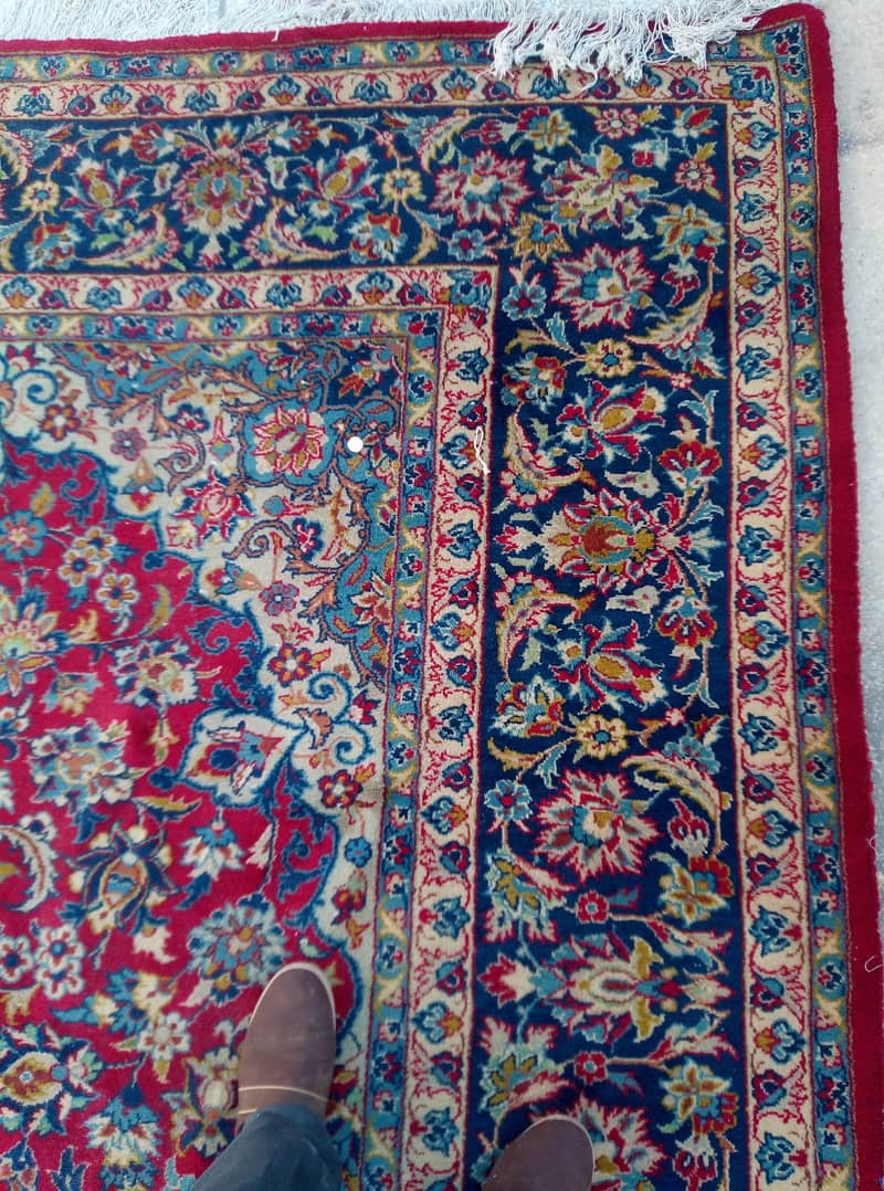 Kashan Design double knotted hand made eoolen carpet 18