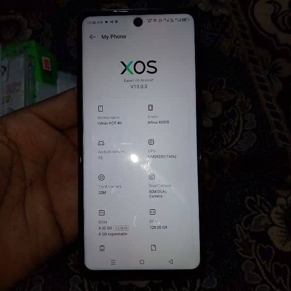 INFINIX HOT 40i 8+8GB 128 GB 0