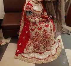 Bridal lehnga /Bridal Maxi / wedding dress / Bridal dress / lehnga