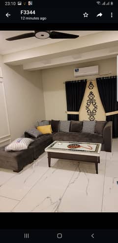 Par Day short time One BeD Room apartment Available for rent in Bahria town phase 4 and 6 empire Heights 2 Family apartment