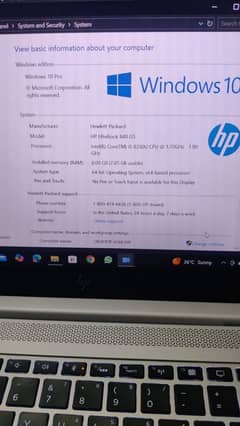 HP laptop condition lush 8/256 i5 8th gernation