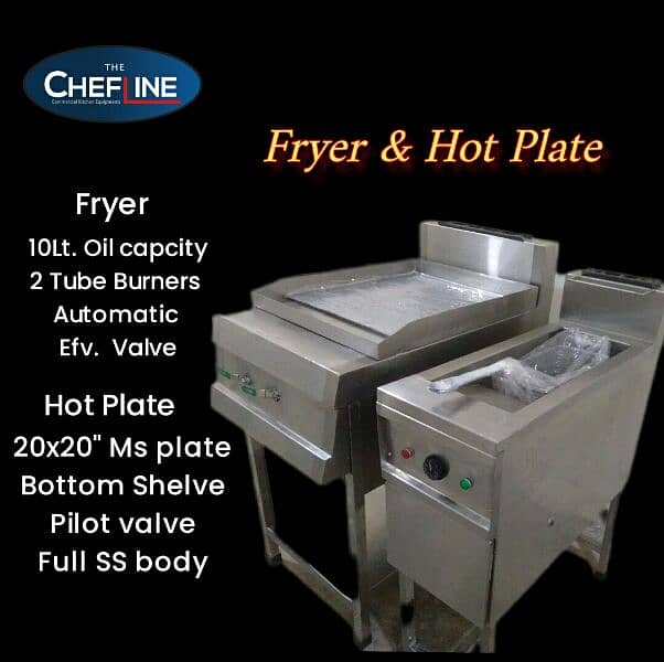 New Commercial Kitchen Ss Table hood Sink fryer hotplate Restaurant 2