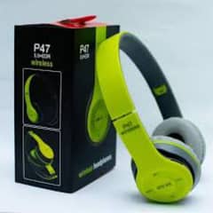 New P47 Stereo Wireless Headphones