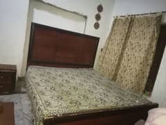 Bed, Almari, dressing, sofa, fridge