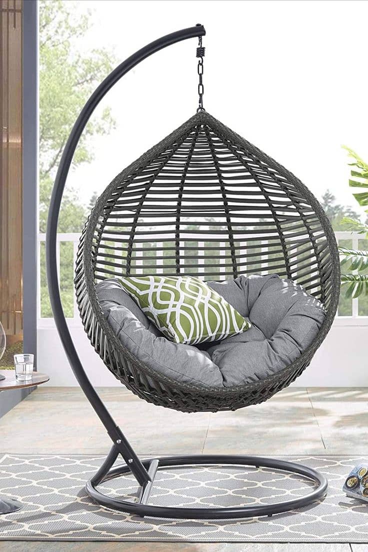 Swing Chair Jhoola, garden swing hanging swing jhula Macrame Swing 6