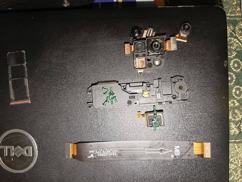 Redmi note 9t circuit board cameras and battery finger print 5