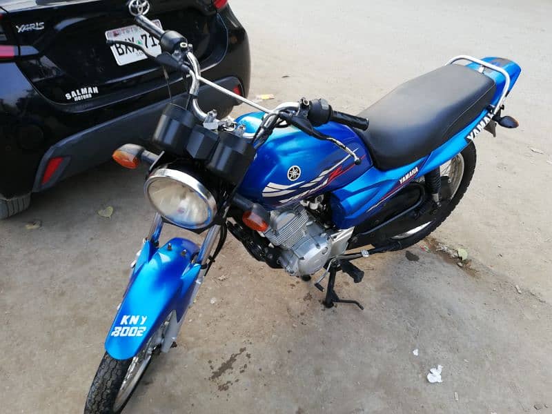 Electric blue Beauty Yamaha yb 125z model 2020 October urgent sale ybz 10