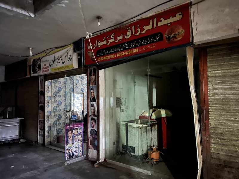 Shop For Sale In Johar Town Tariq Center Ground Floor With 14,000 Rent Coming 0