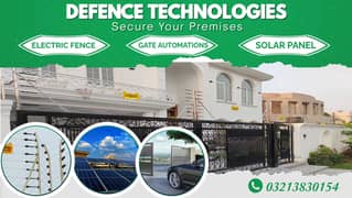 Electric fence home security fence wire fence and solar panel