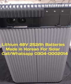 Lithium Batteries 51.2V 252Ah for Solar And UPS MAde in Korea