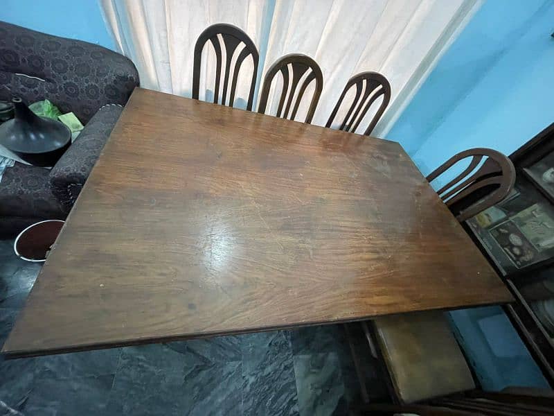 Dining Table 8 Chairs Wooden Table for sale 3