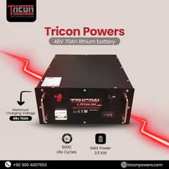 Tricon Lithium 48V 70Ah For Loger Backup