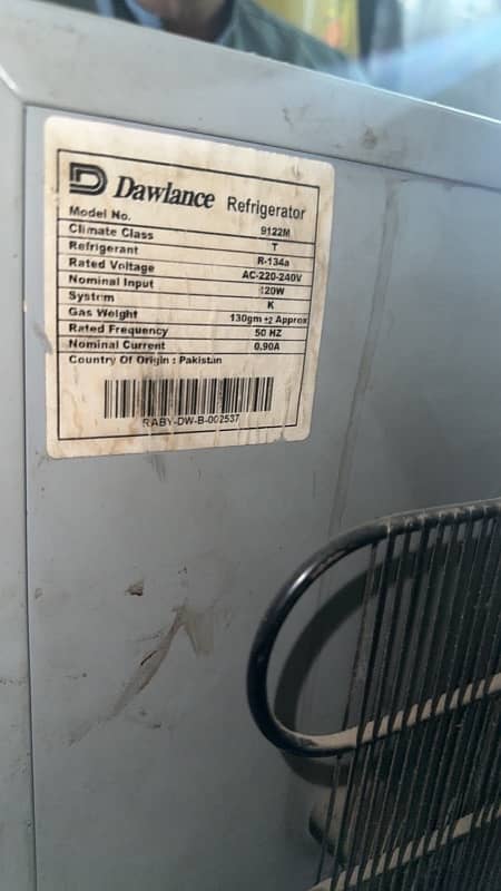 Dawlance Room Double  Doors Fridge for sale 5