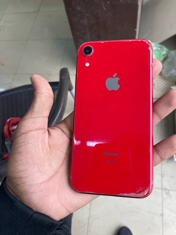 iPhone XR non pta Onic ki sim chalti ha 64GB water pack 0