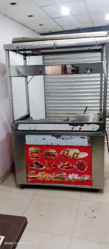 Fast food counter+ Electric frier 4