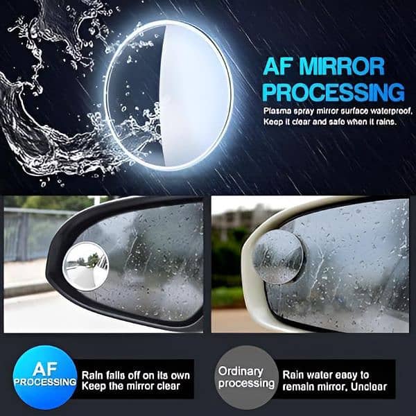 2Pcs Adjustably blind spot mirrors 5