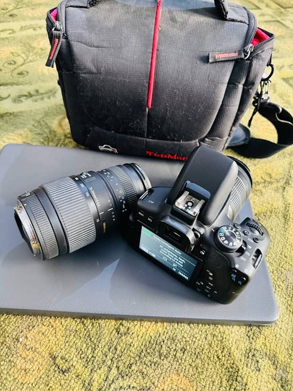 Canon 750D DSLR Camera with Touch Screen, +Extra 300mm Lens & Tripod 7