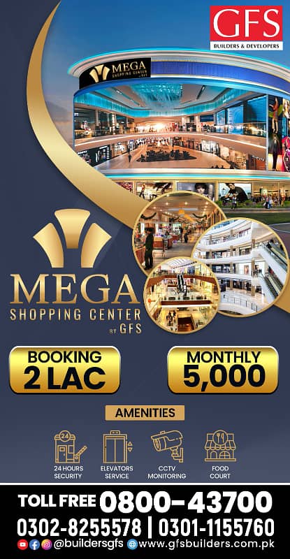 Mega Shopping Centre Shops available 1