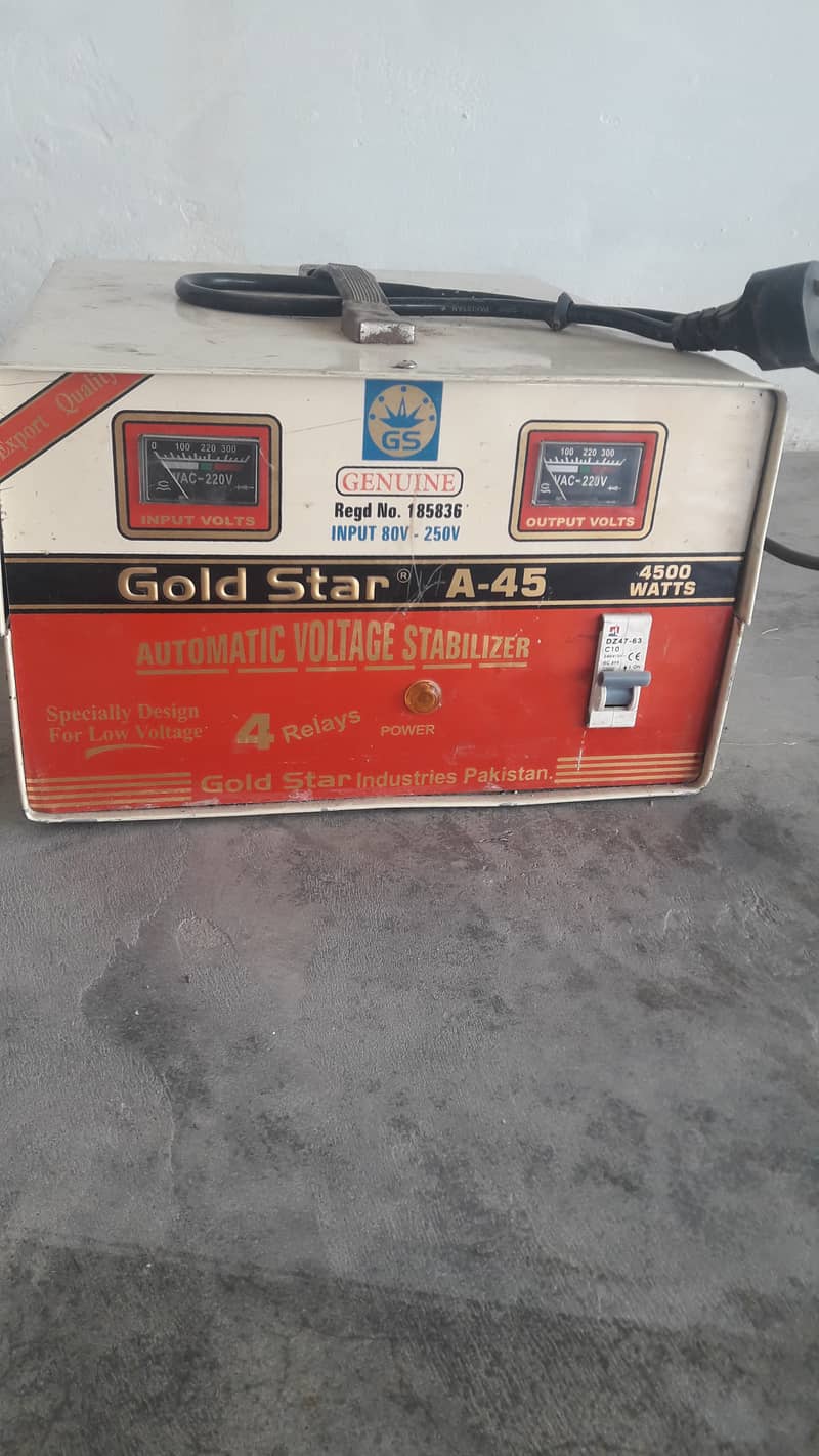 gold star 4500 watt stabilizer 0