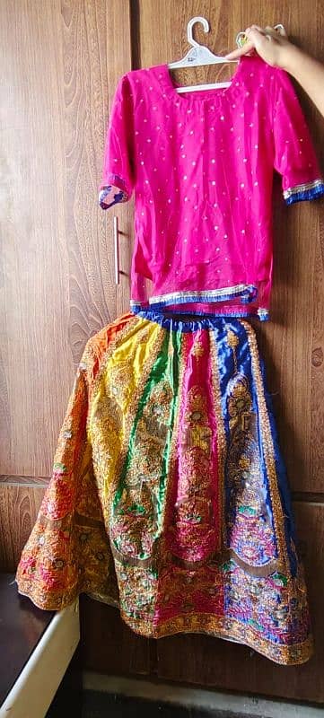 organza stuff 3 piece . . . . . 2 piece lehnga 5