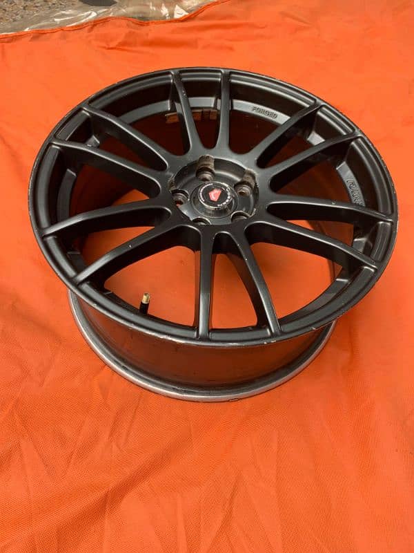 Alloy rims twin spoke light weight racing wheels 1