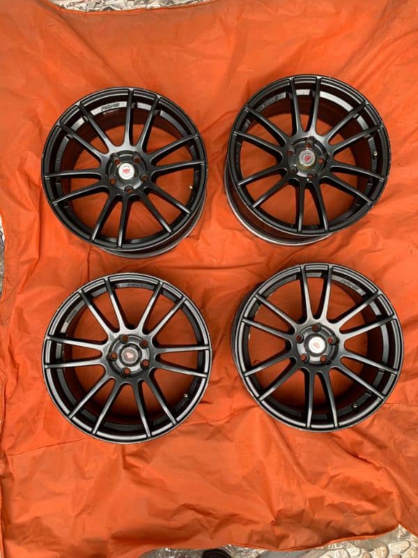 Alloy rims twin spoke light weight racing wheels 2