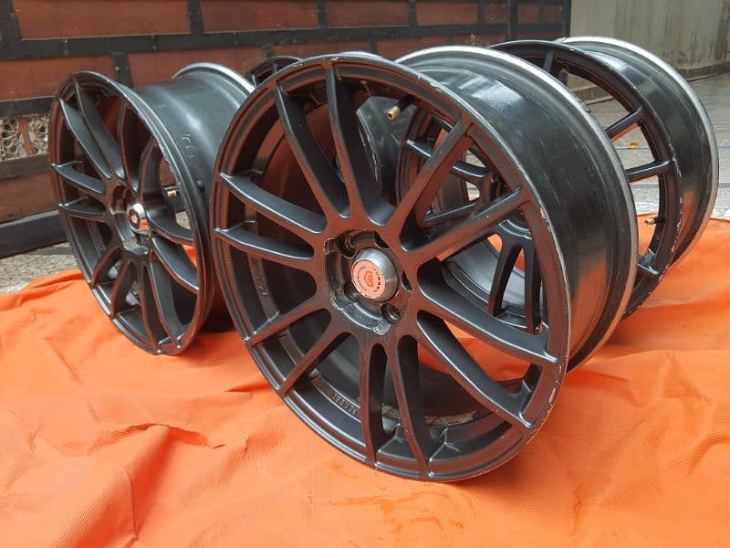 Alloy rims twin spoke light weight racing wheels 3