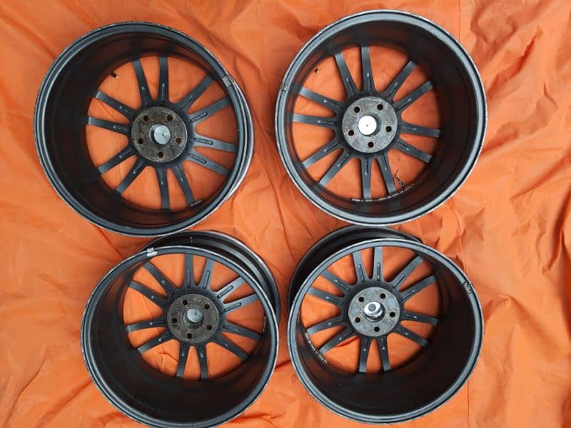 Alloy rims twin spoke light weight racing wheels 5