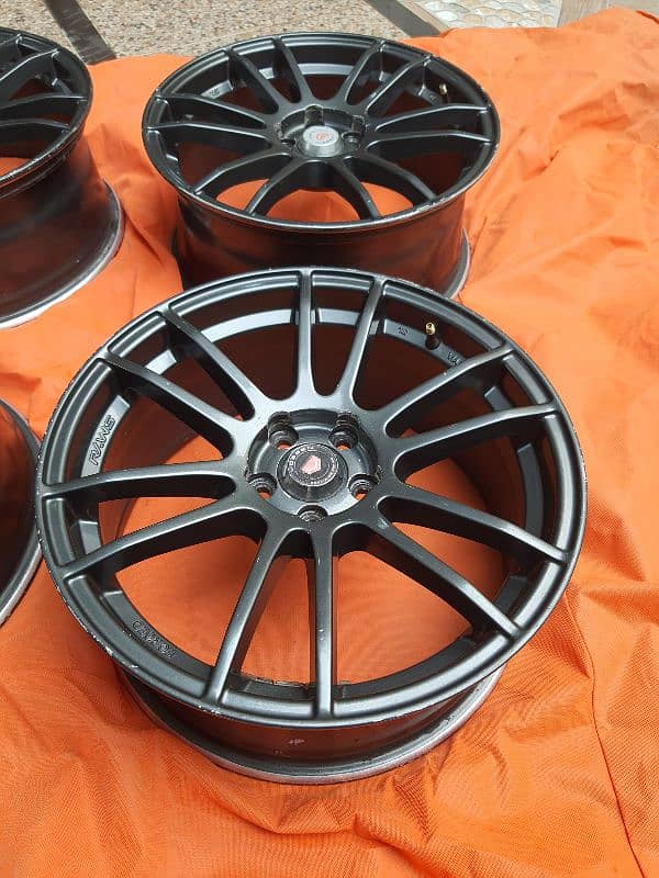 Alloy rims twin spoke light weight racing wheels 10