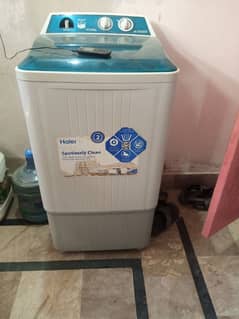 only 1 month used washing machine haier