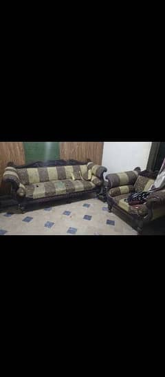 3+2+1 sofa set. wood structure