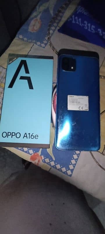 oppo a16 e good condition box available 4/64 achi halat main 2