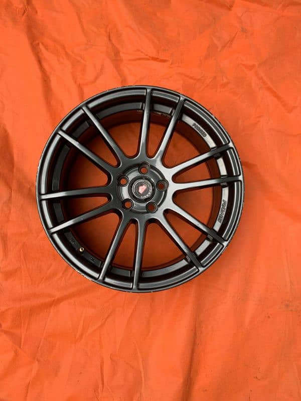 17 inch alloy rims twin spoke light weight racing wheels 7