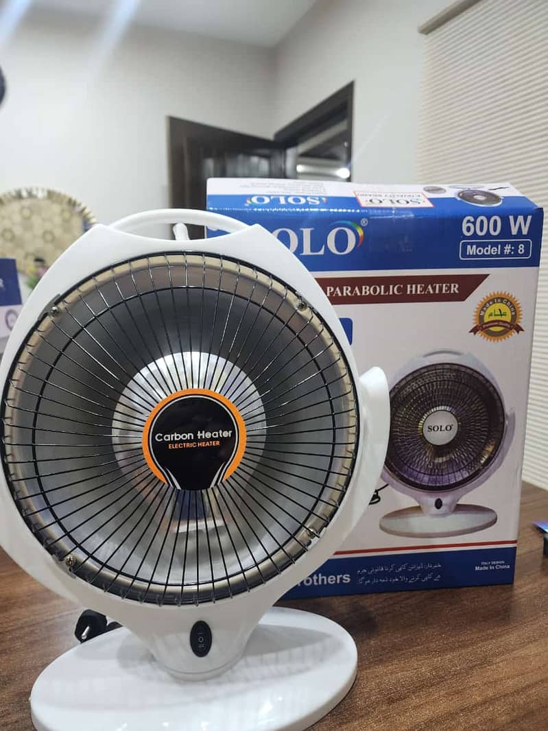 Solo electric heater 600w. 800w 0