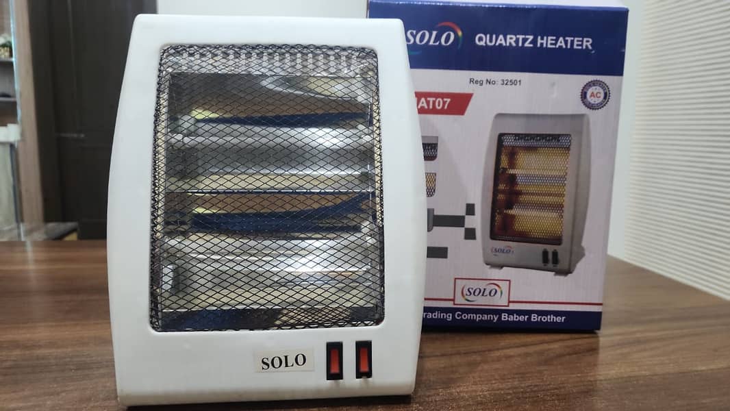 Solo electric heater 600w. 800w 1