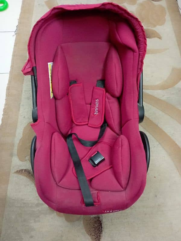 baby carry cot plus car seat 1