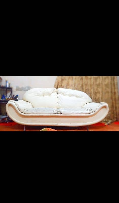 02 Seater Sofa Color White. 03163660952 1