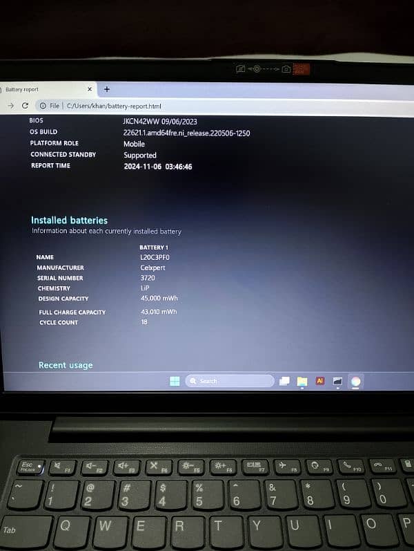 K14 I-5 11 generation Lenovo laptop 3