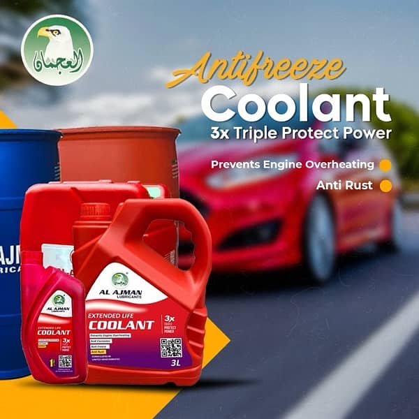 antifreeze coolant 20 litre can imported uae long life 1