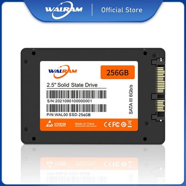 Walram 256GB/128GB New SATA SSDs For Desktop & Laptop Hard Disk Drive 1