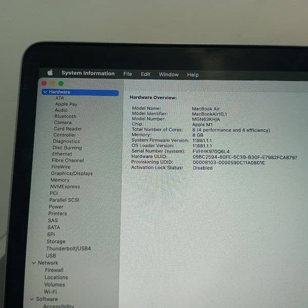 Macbook Air M1 2021, 8/256, 8