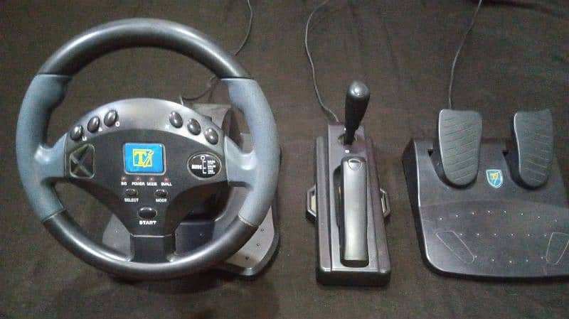 Gaming steering wheel power steering 2