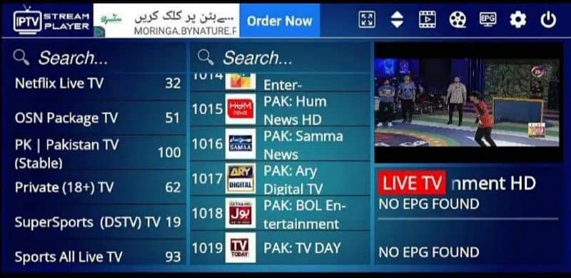 iptv server with all world channels without dish 1