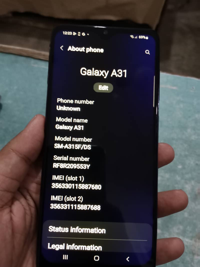 Samsung A31. . . . . .  4/128 0