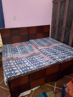 single bed 2 no mattress mattress price 7000hazar ka ek mattress