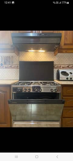 Made in Italy Imported Tecnogas Oven Cooking range 5 BURNER STOVE