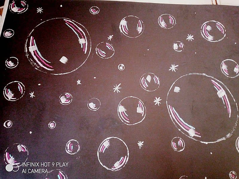 bubbles painting 1