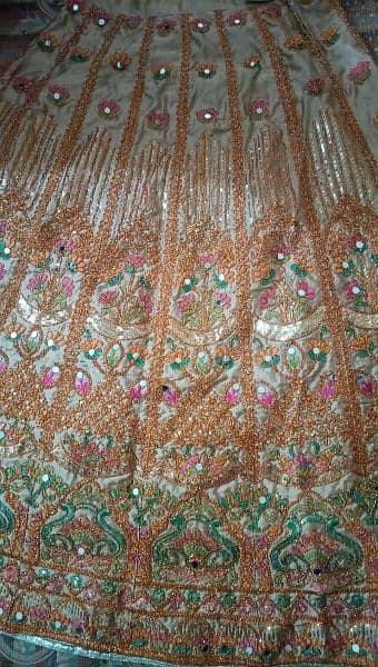 Lehnga includin heavy work on it with dupta 1